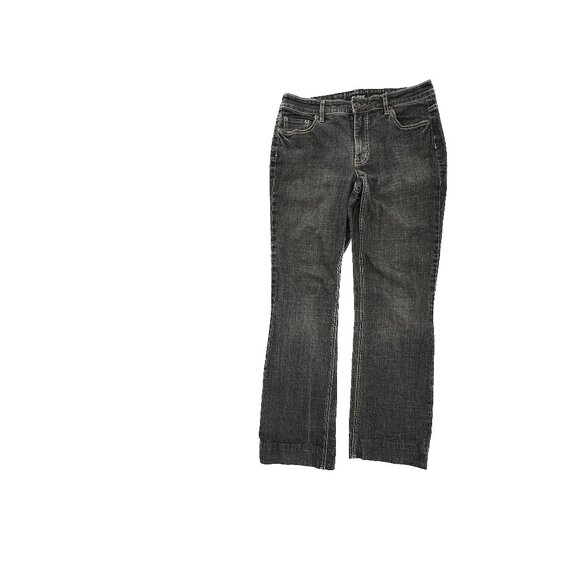Ana Bootcut Women's size 6 Black Denim Jeans - Picture 1 of 6